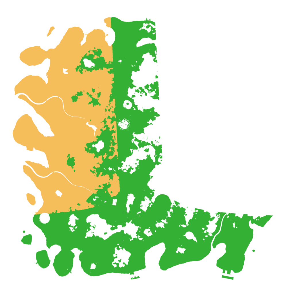 Biome Rust Map: Procedural Map, Size: 5000, Seed: 62416243