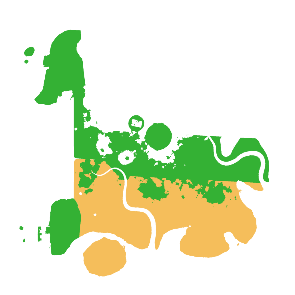 Biome Rust Map: Procedural Map, Size: 3000, Seed: 1546774616