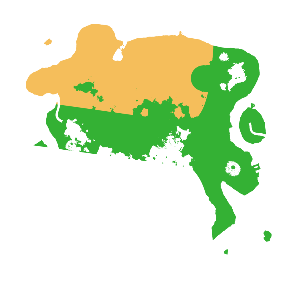 Biome Rust Map: Procedural Map, Size: 3000, Seed: 44462971