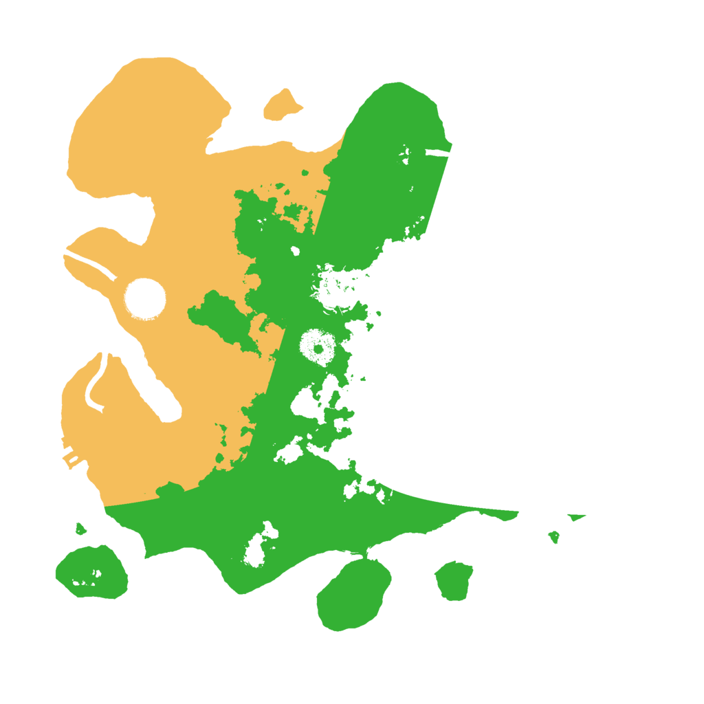 Biome Rust Map: Procedural Map, Size: 3000, Seed: 1303116624