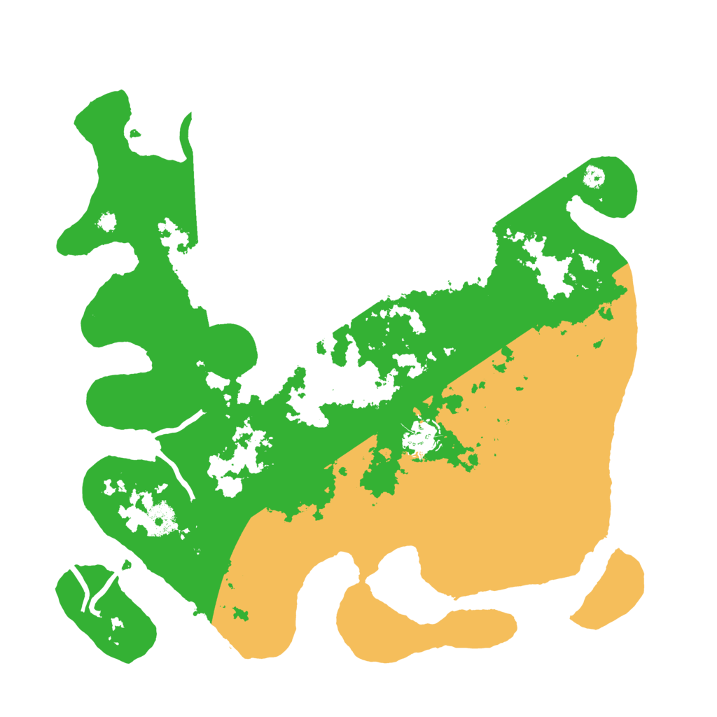 Biome Rust Map: Procedural Map, Size: 3500, Seed: 2010791556