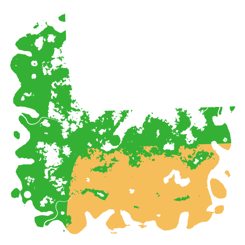 Biome Rust Map: Procedural Map, Size: 6000, Seed: 416158594