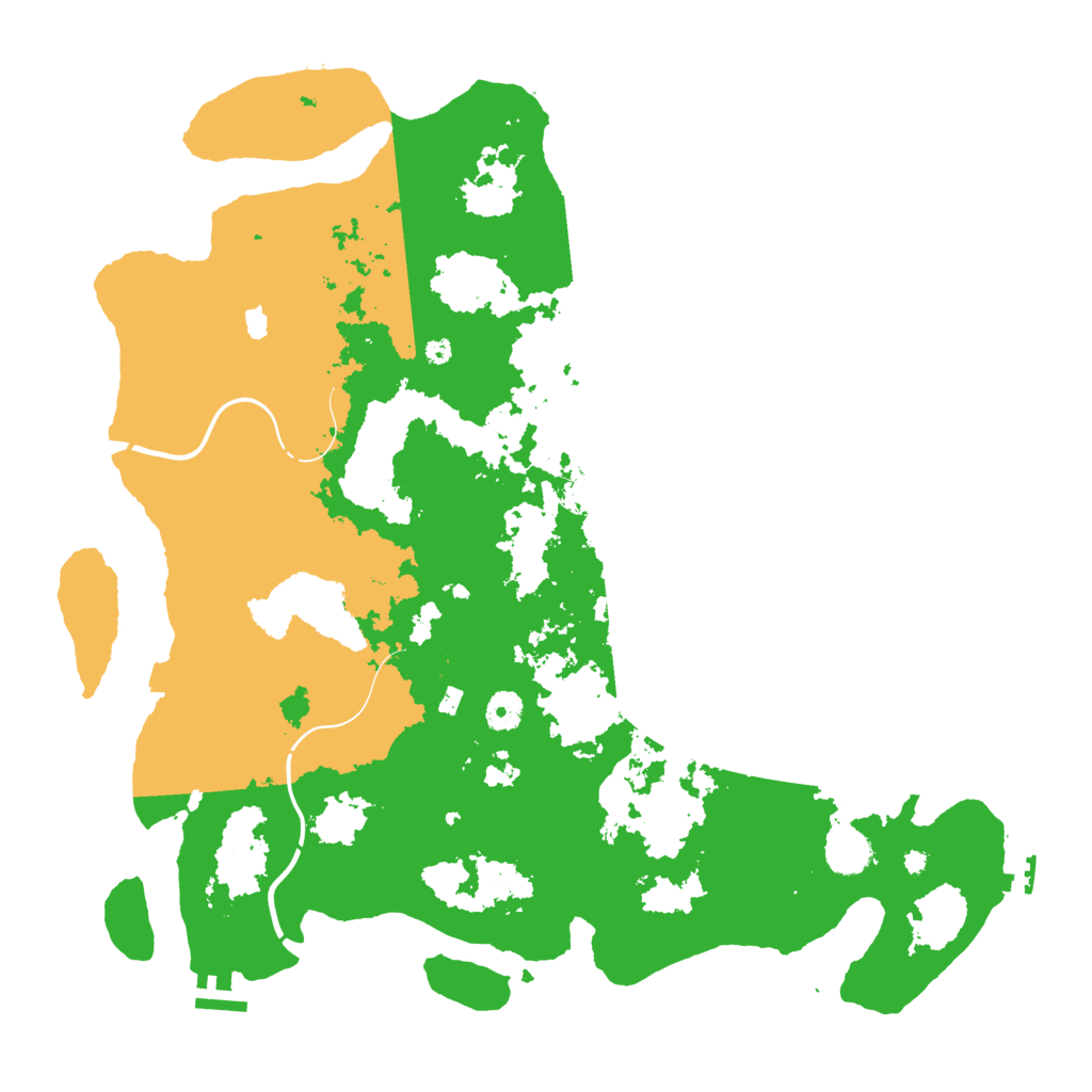 Biome Rust Map: Procedural Map, Size: 4250, Seed: 989071