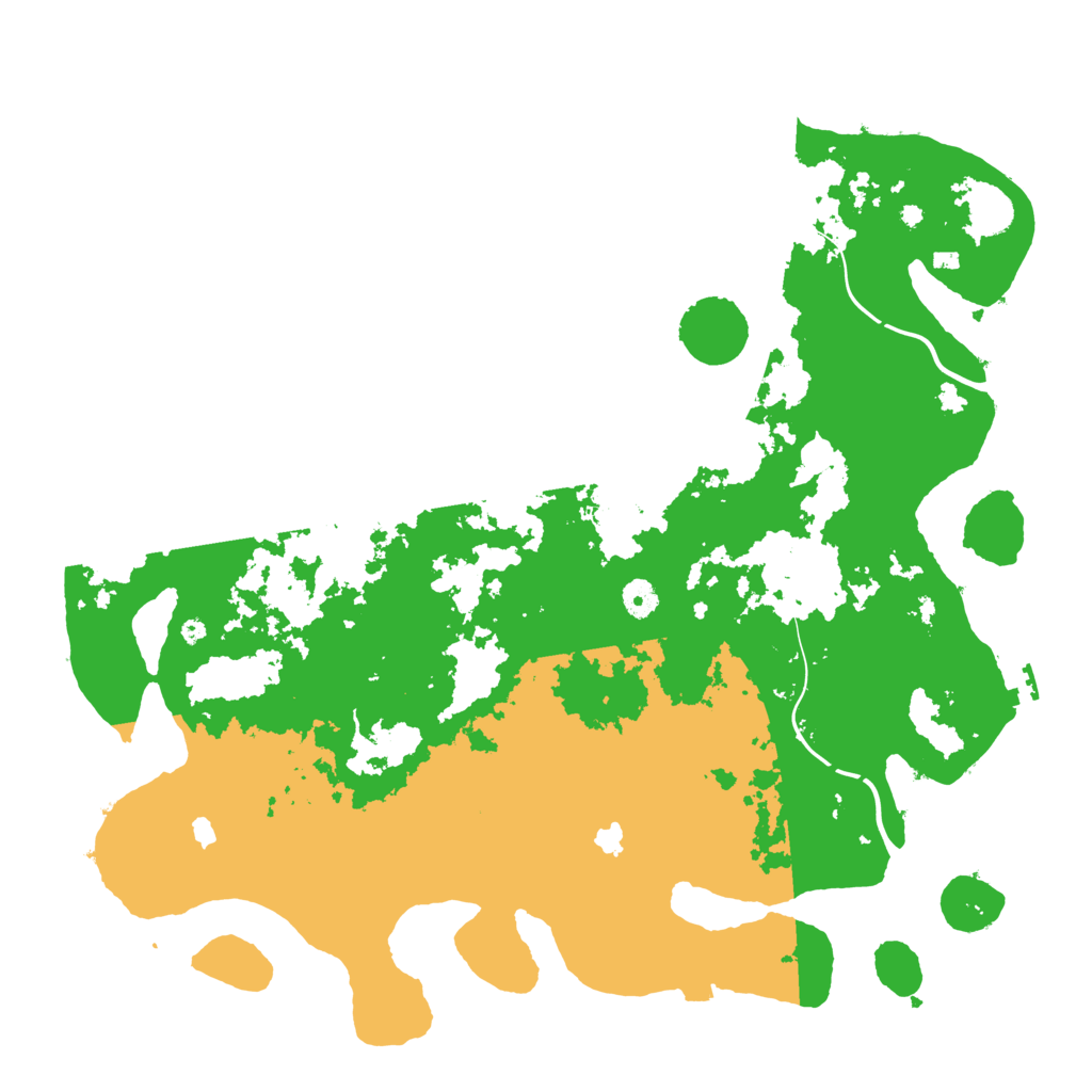 Biome Rust Map: Procedural Map, Size: 4500, Seed: 221203