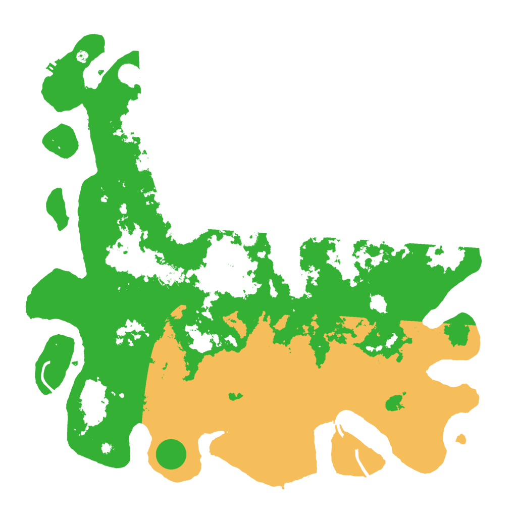 Biome Rust Map: Procedural Map, Size: 4500, Seed: 2007579518