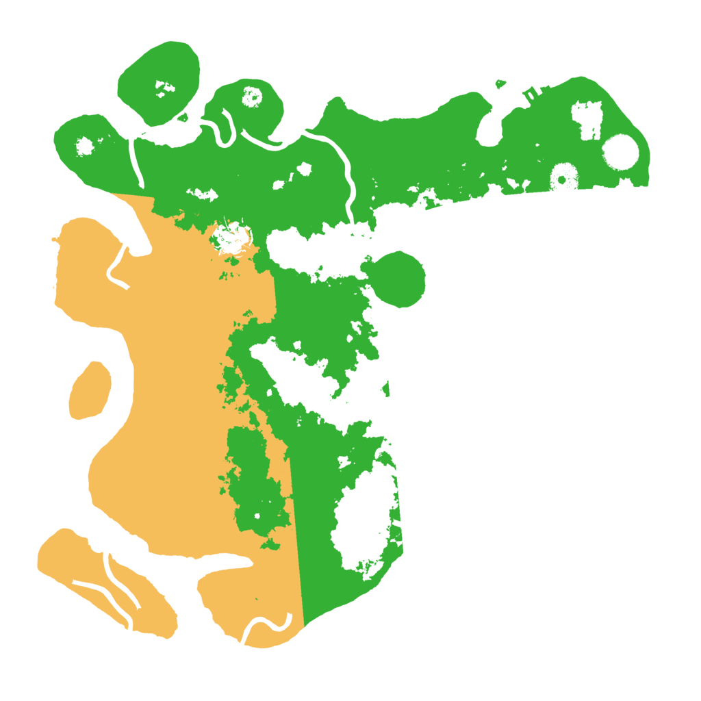 Biome Rust Map: Procedural Map, Size: 3500, Seed: 900464263