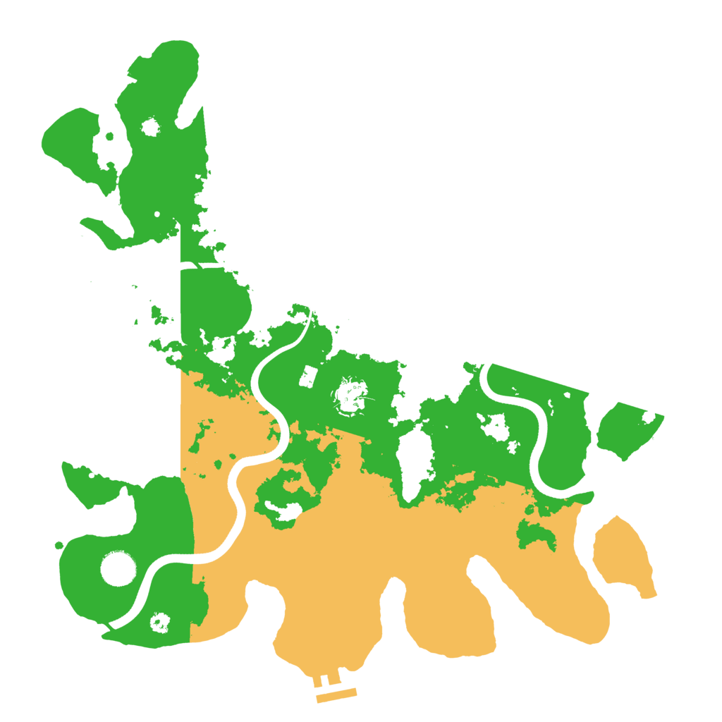 Biome Rust Map: Procedural Map, Size: 3600, Seed: 38044709