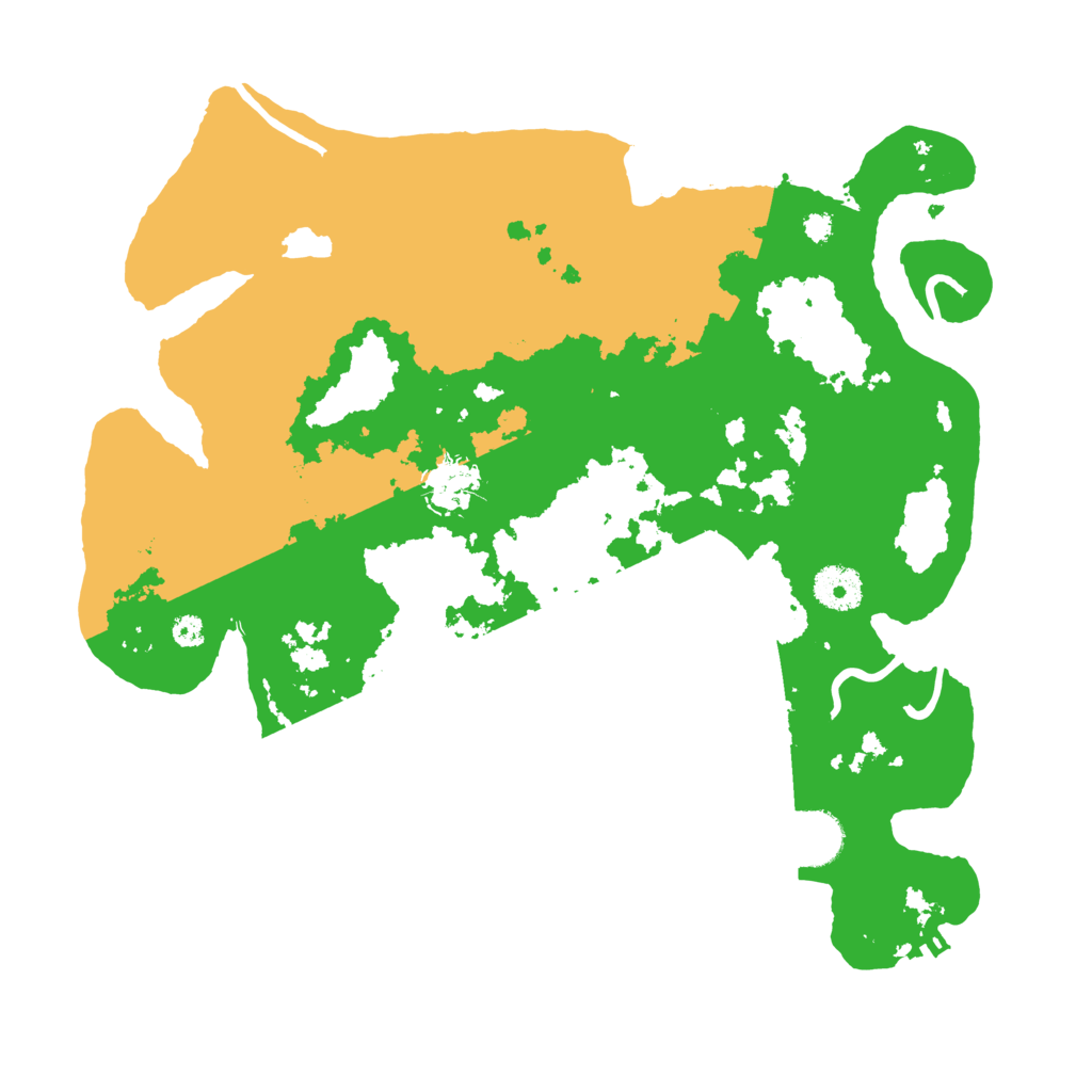 Biome Rust Map: Procedural Map, Size: 3500, Seed: 53405687