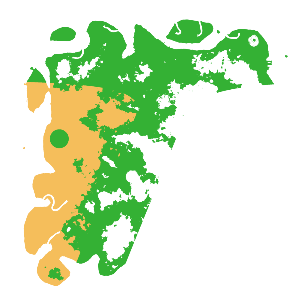 Biome Rust Map: Procedural Map, Size: 4300, Seed: 14595996