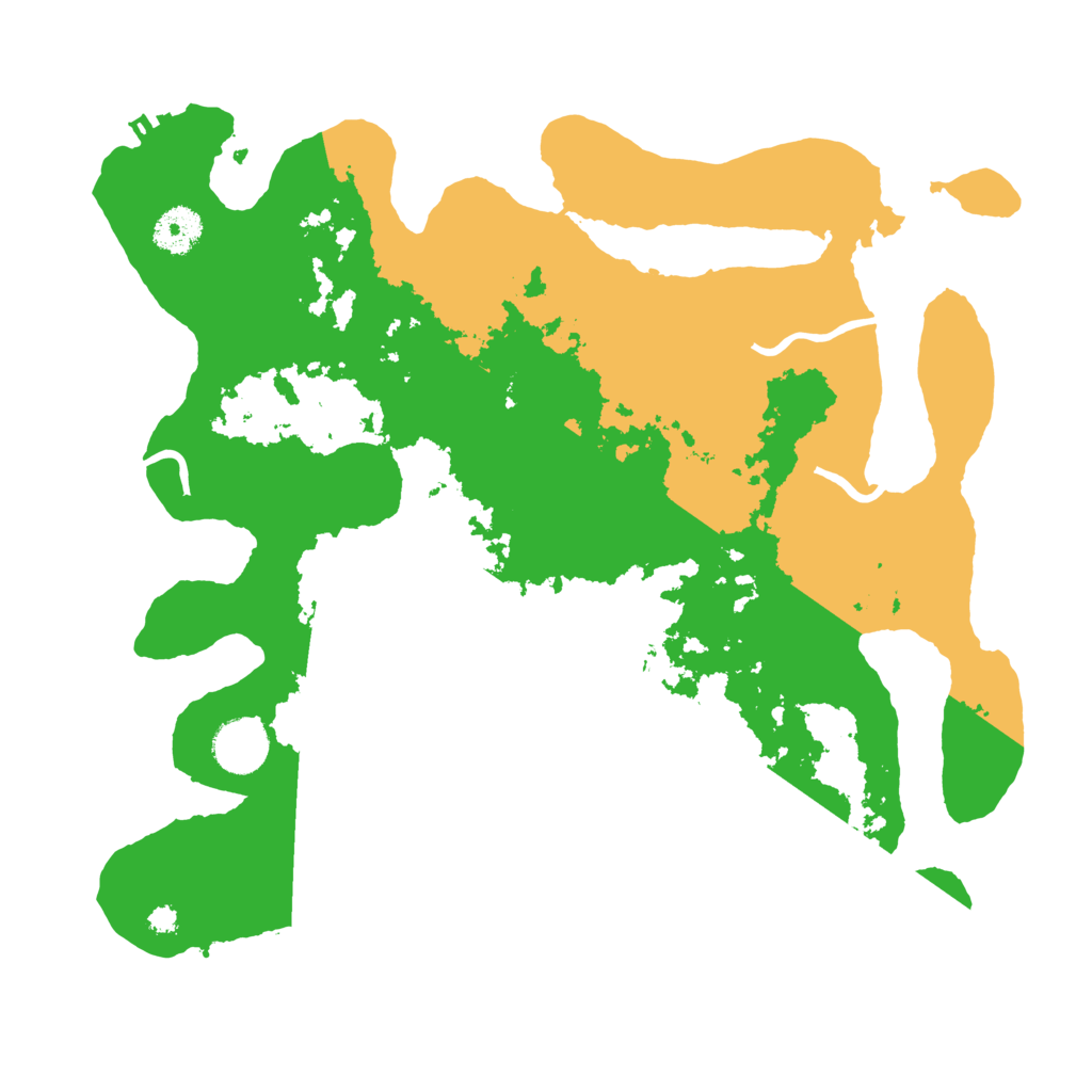 Biome Rust Map: Procedural Map, Size: 3500, Seed: 1101674658