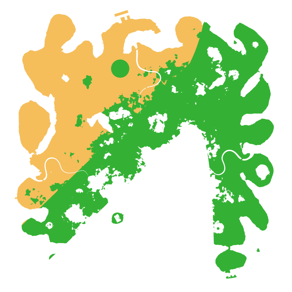 Biome Rust Map: Procedural Map, Size: 4250, Seed: 585811620