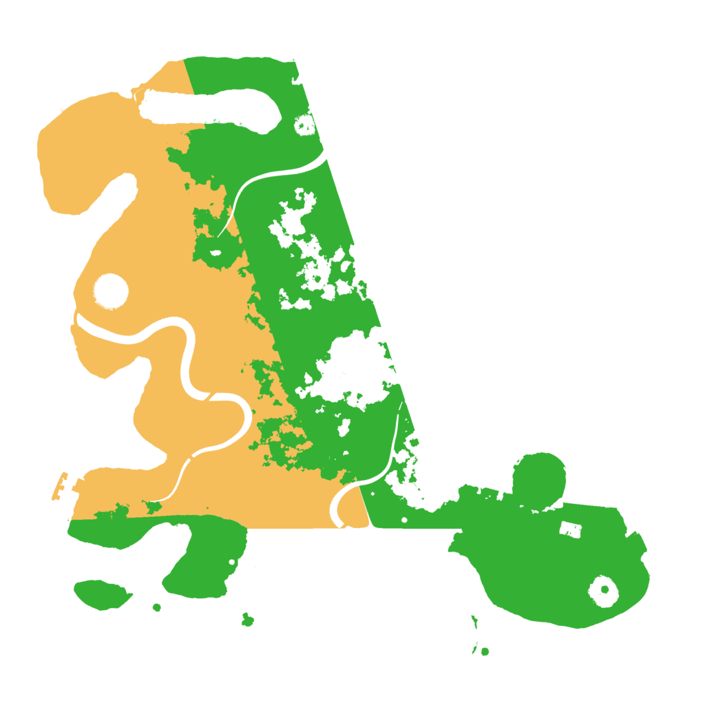 Biome Rust Map: Procedural Map, Size: 3550, Seed: 349134