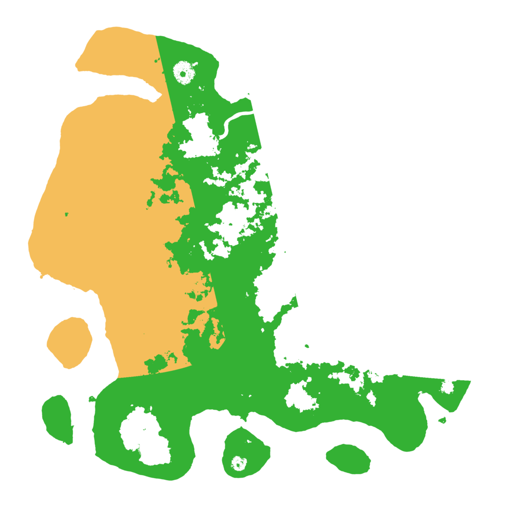 Biome Rust Map: Procedural Map, Size: 3600, Seed: 62984