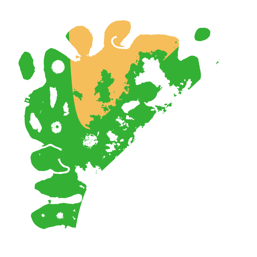 Biome Rust Map: Procedural Map, Size: 3500, Seed: 15927590