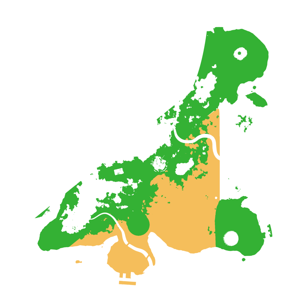 Biome Rust Map: Procedural Map, Size: 3500, Seed: 1825681483