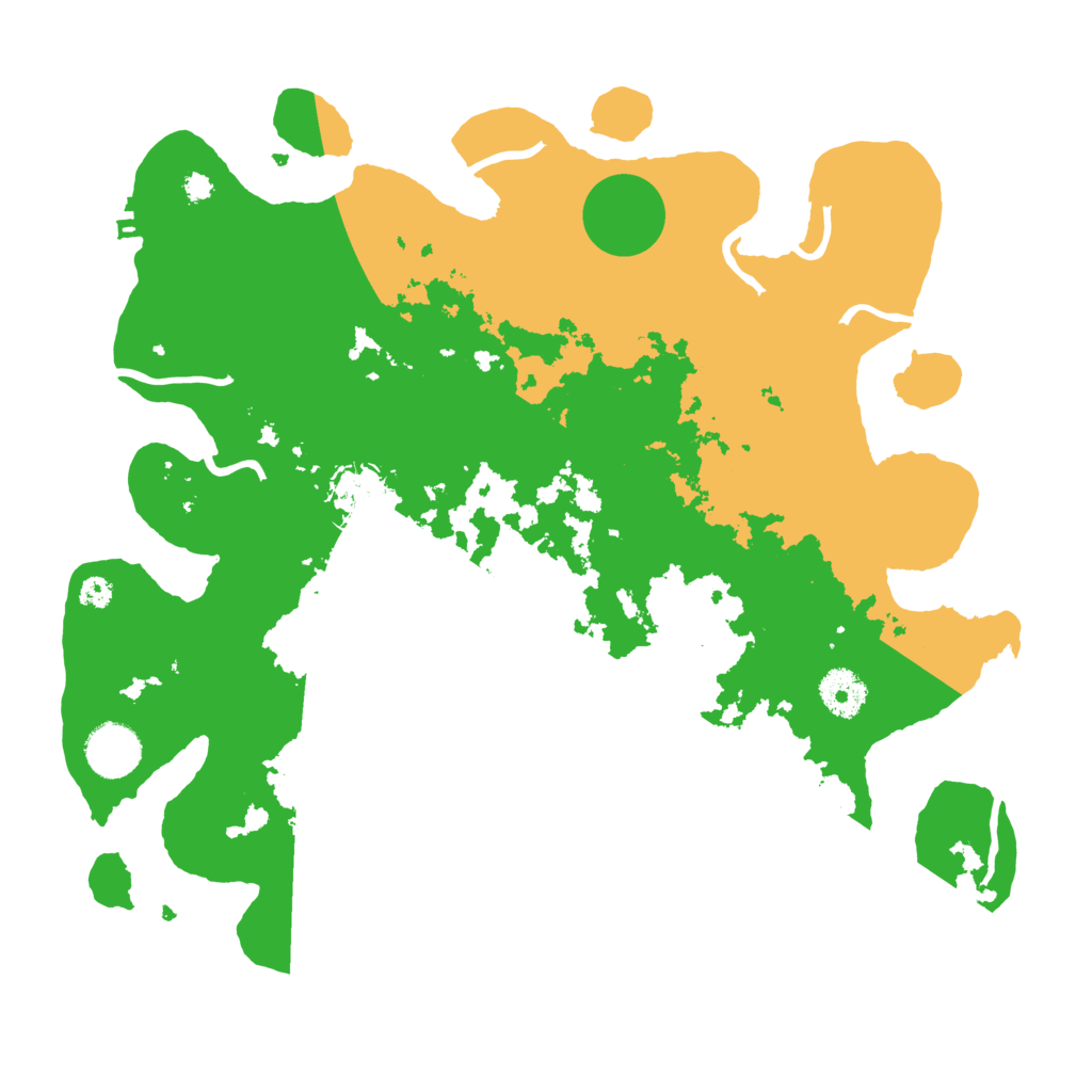 Biome Rust Map: Procedural Map, Size: 3500, Seed: 45118849