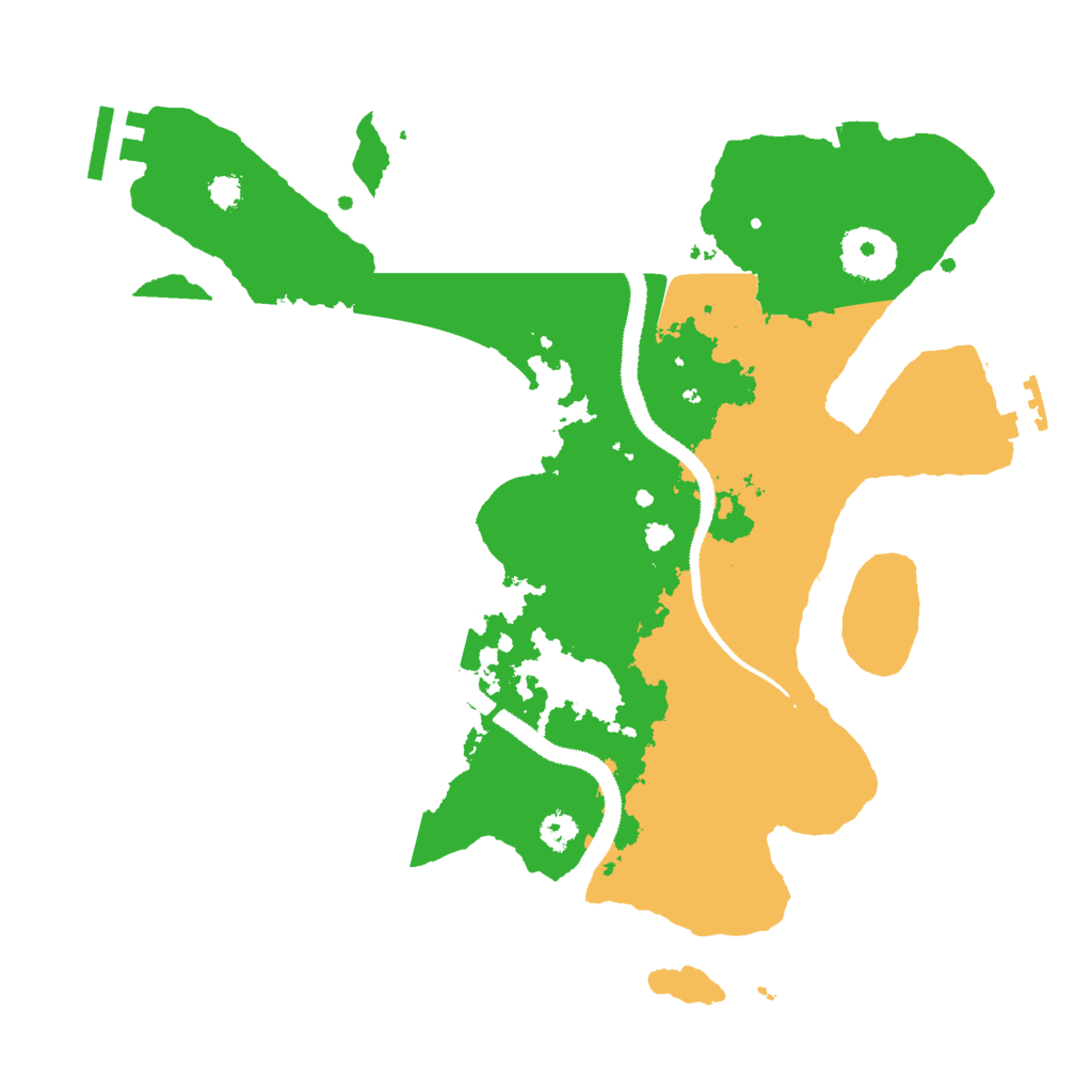 Biome Rust Map: Procedural Map, Size: 3000, Seed: 32582