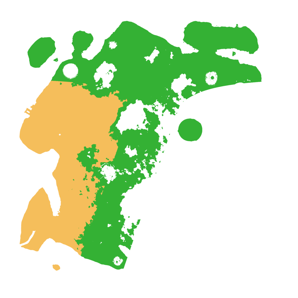 Biome Rust Map: Procedural Map, Size: 3500, Seed: 55906688