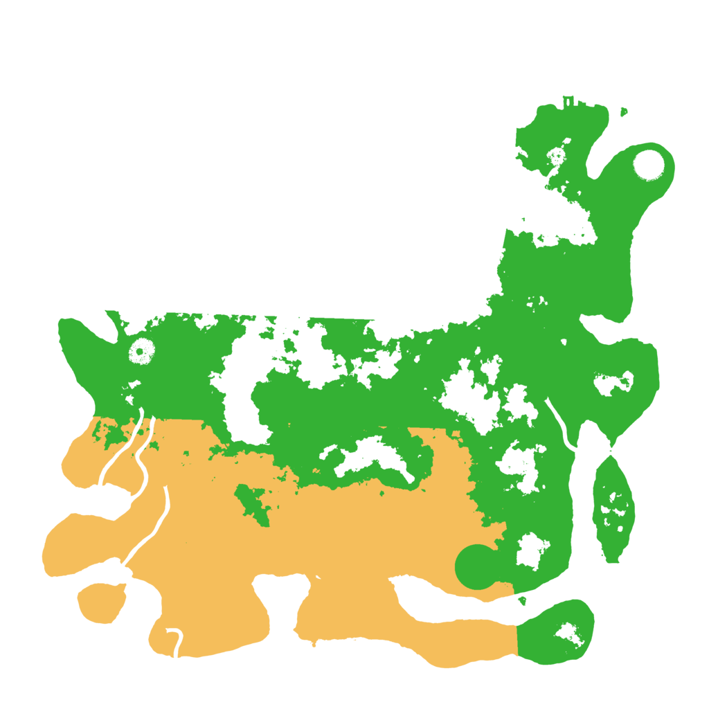 Biome Rust Map: Procedural Map, Size: 4100, Seed: 32596276