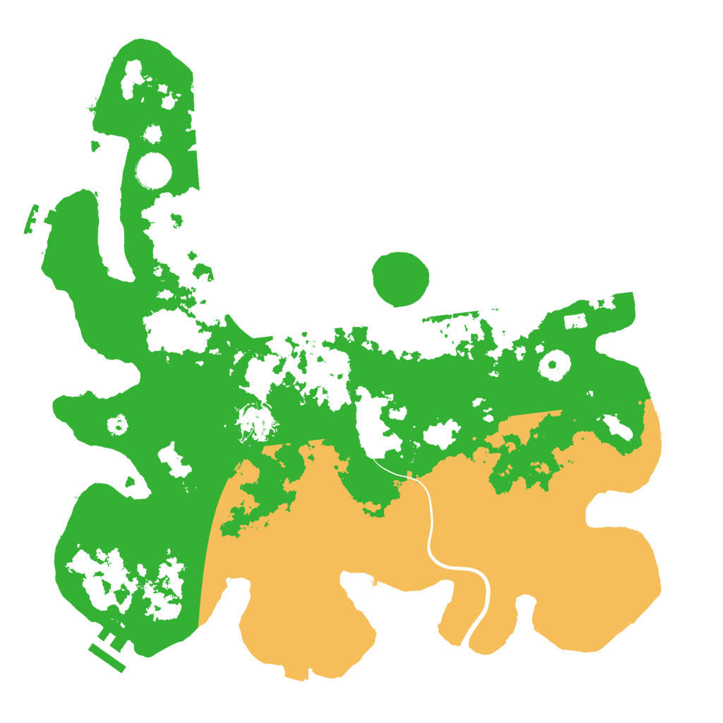 Biome Rust Map: Procedural Map, Size: 3550, Seed: 818413