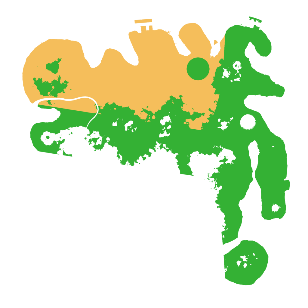 Biome Rust Map: Procedural Map, Size: 3580, Seed: 701924