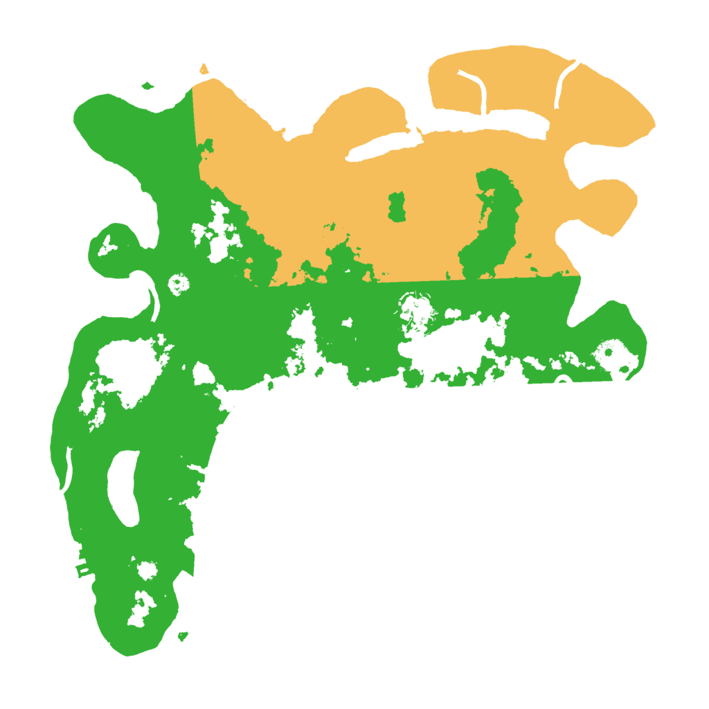 Biome Rust Map: Procedural Map, Size: 3500, Seed: 56945524