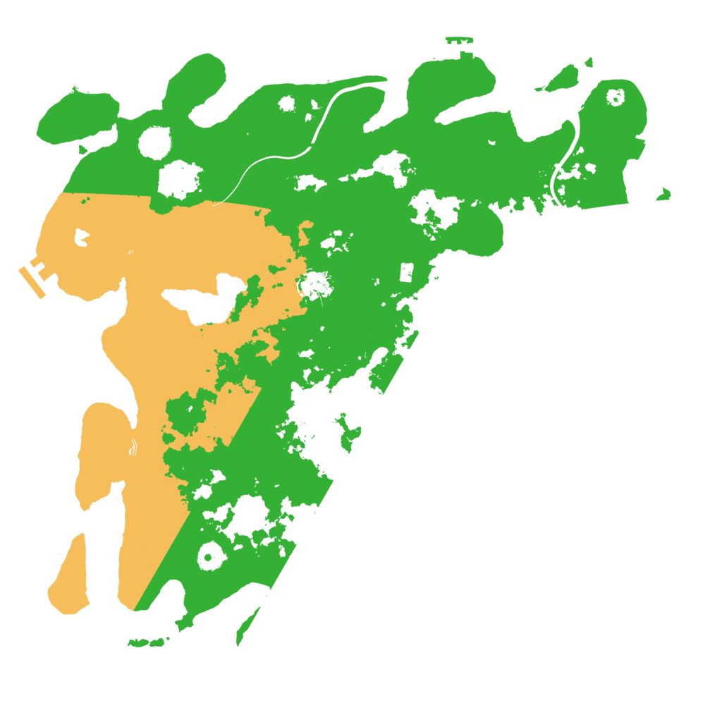 Biome Rust Map: Procedural Map, Size: 4000, Seed: 74520091