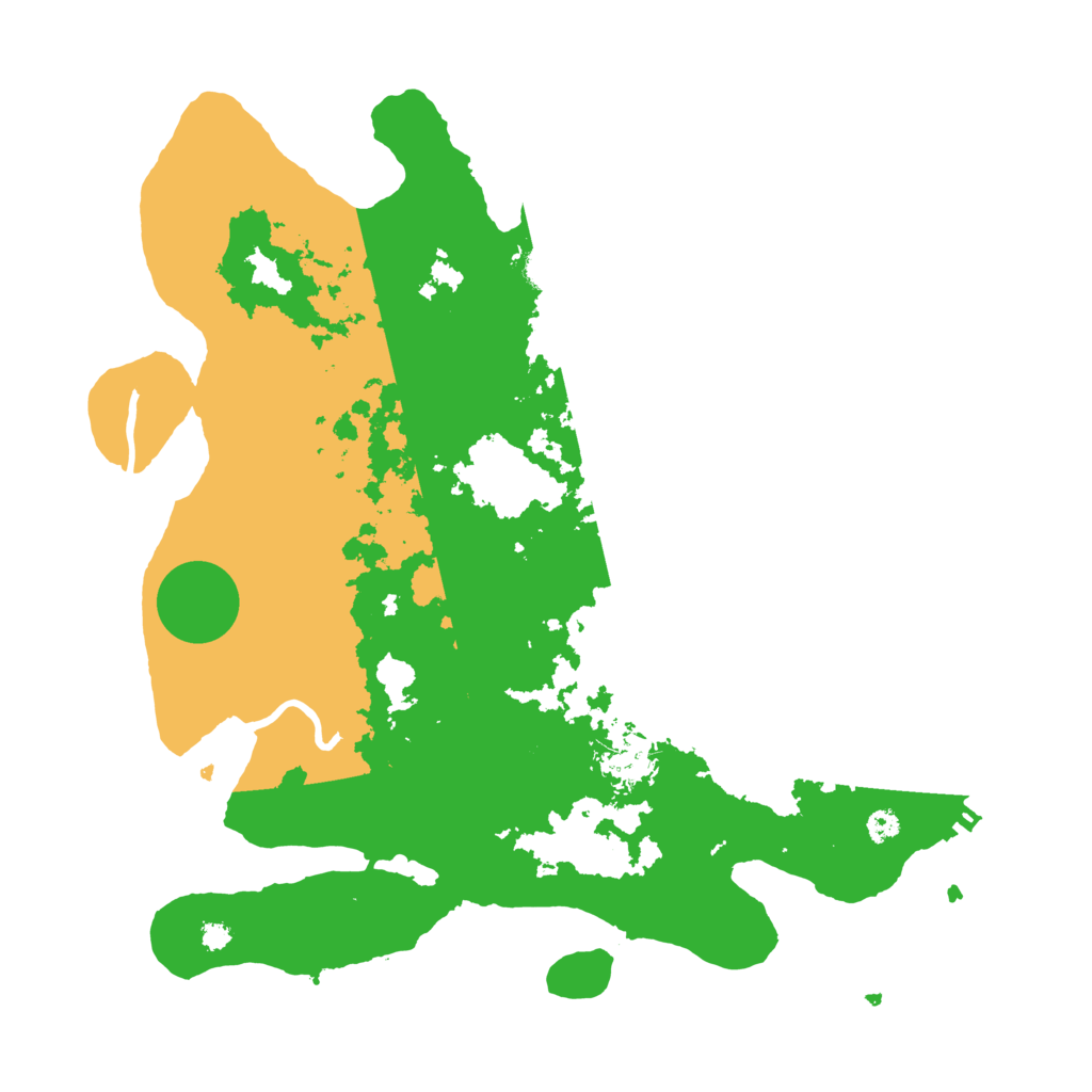 Biome Rust Map: Procedural Map, Size: 3500, Seed: 8724285