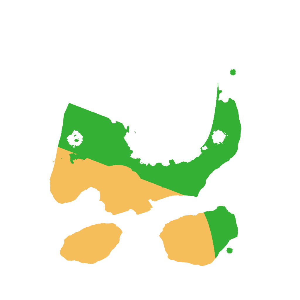 Biome Rust Map: Procedural Map, Size: 2000, Seed: 456789