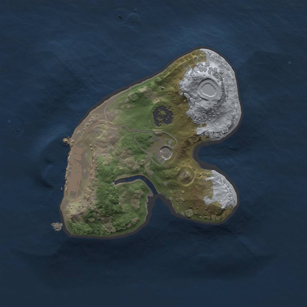 Rust Map: Procedural Map, Size: 1510, Seed: 69235, 6 Monuments