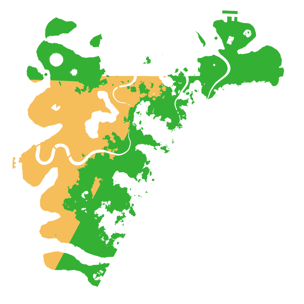 Biome Rust Map: Procedural Map, Size: 4000, Seed: 998134364
