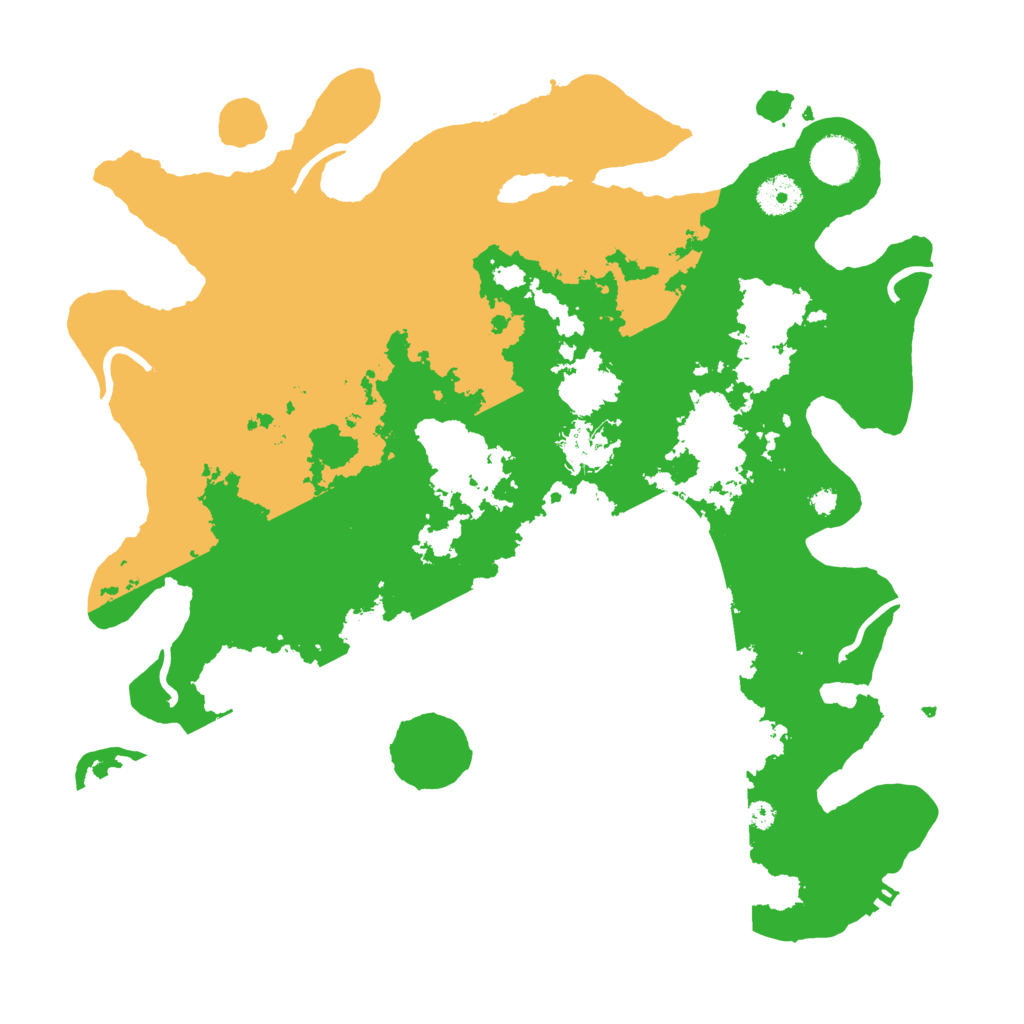 Biome Rust Map: Procedural Map, Size: 3700, Seed: 26267877
