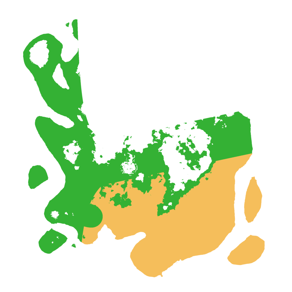 Biome Rust Map: Procedural Map, Size: 3500, Seed: 47876287