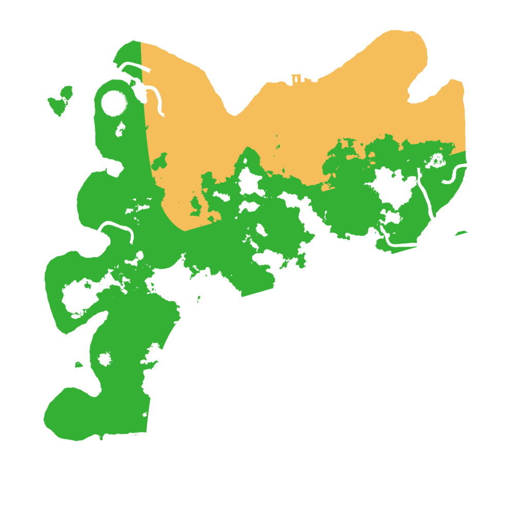 Biome Rust Map: Procedural Map, Size: 3650, Seed: 74671773