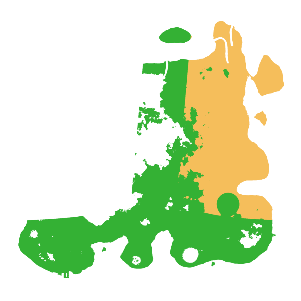 Biome Rust Map: Procedural Map, Size: 3500, Seed: 59999177