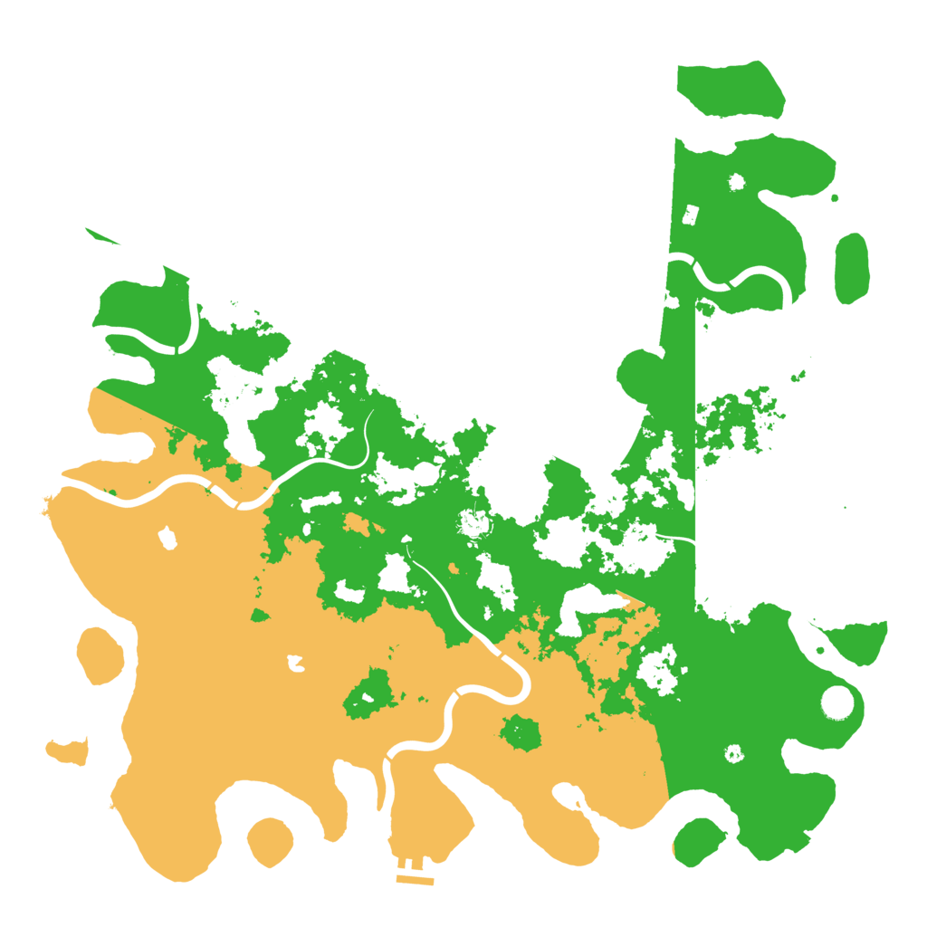 Biome Rust Map: Procedural Map, Size: 5000, Seed: 364030197