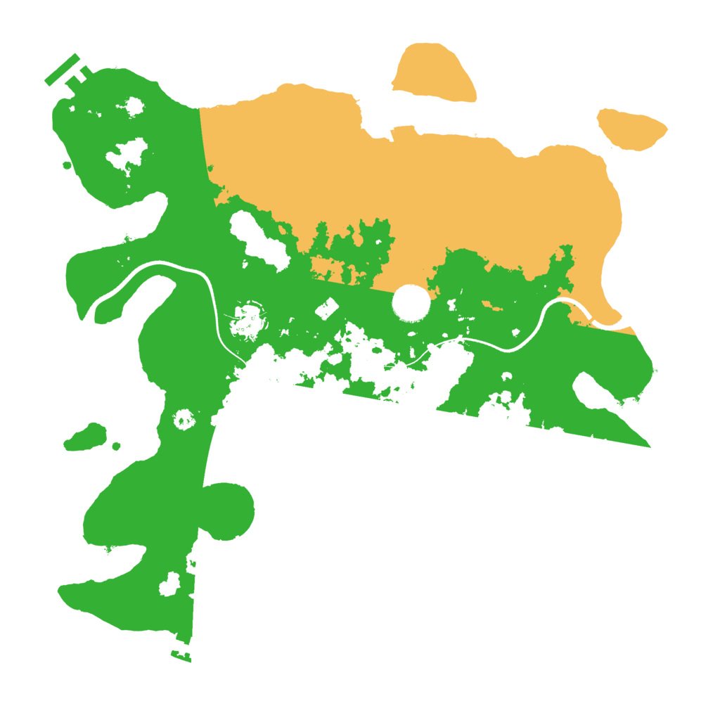 Biome Rust Map: Procedural Map, Size: 3500, Seed: 719542476