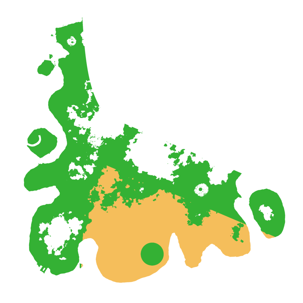 Biome Rust Map: Procedural Map, Size: 3500, Seed: 1728883888