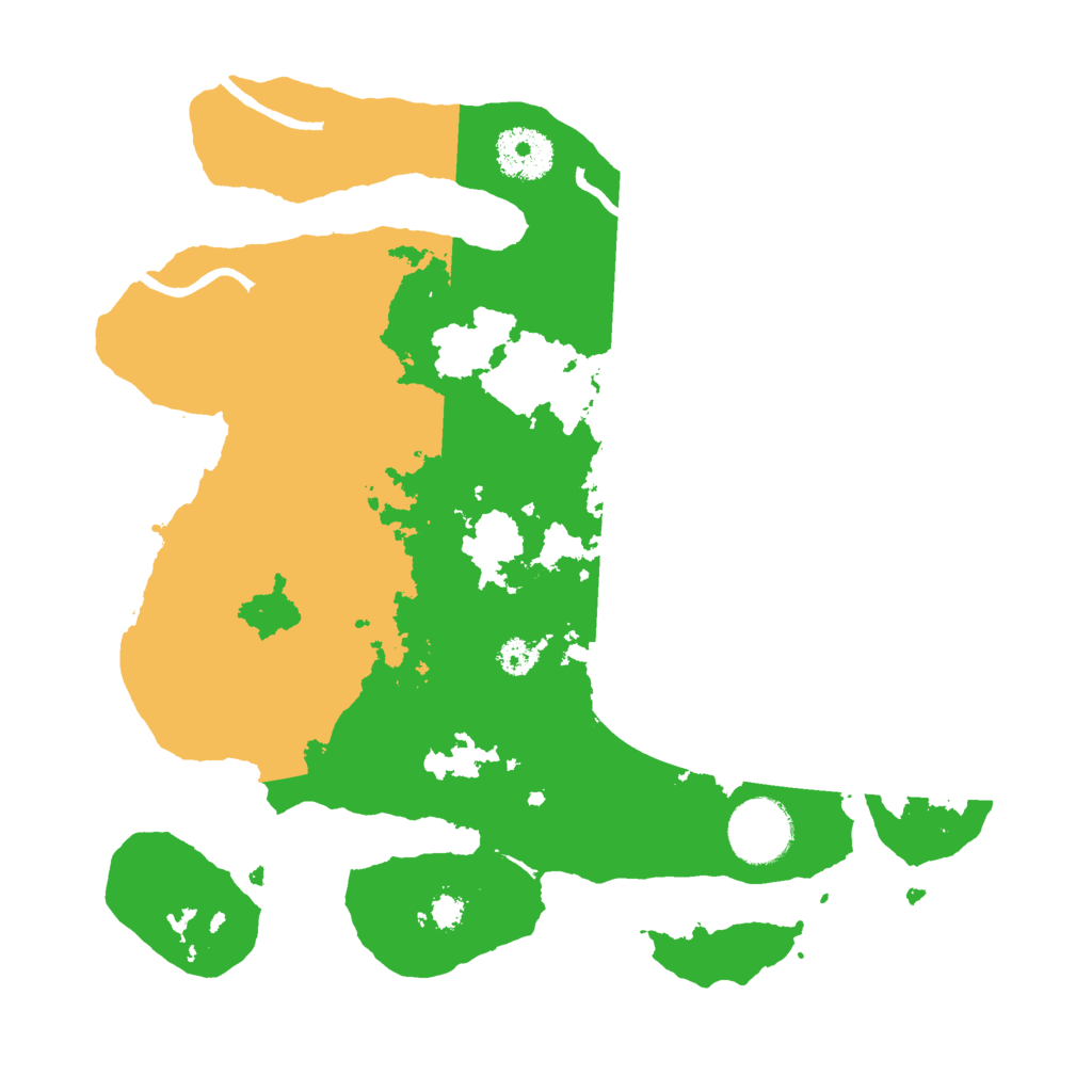 Biome Rust Map: Procedural Map, Size: 3000, Seed: 279535534
