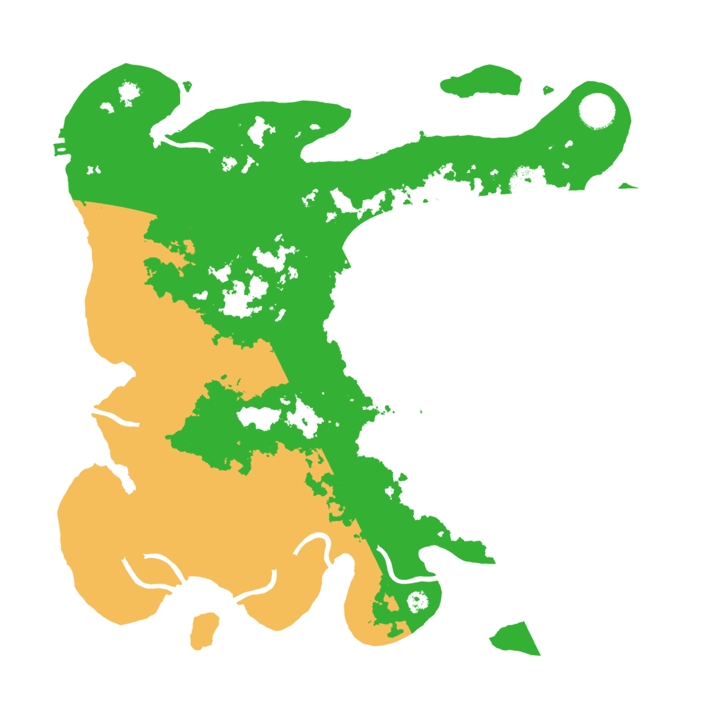 Biome Rust Map: Procedural Map, Size: 3500, Seed: 4501755