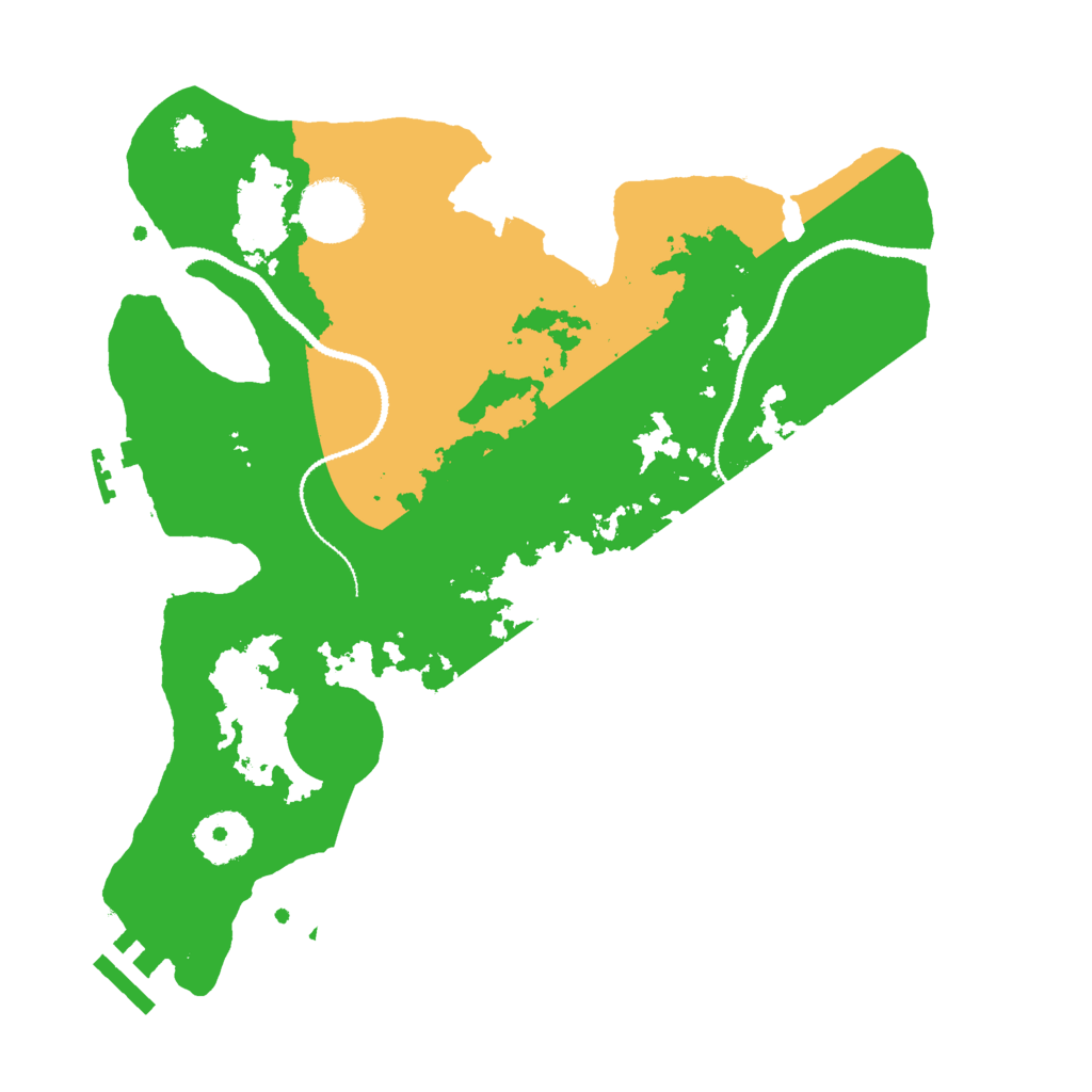 Biome Rust Map: Procedural Map, Size: 3000, Seed: 139871234