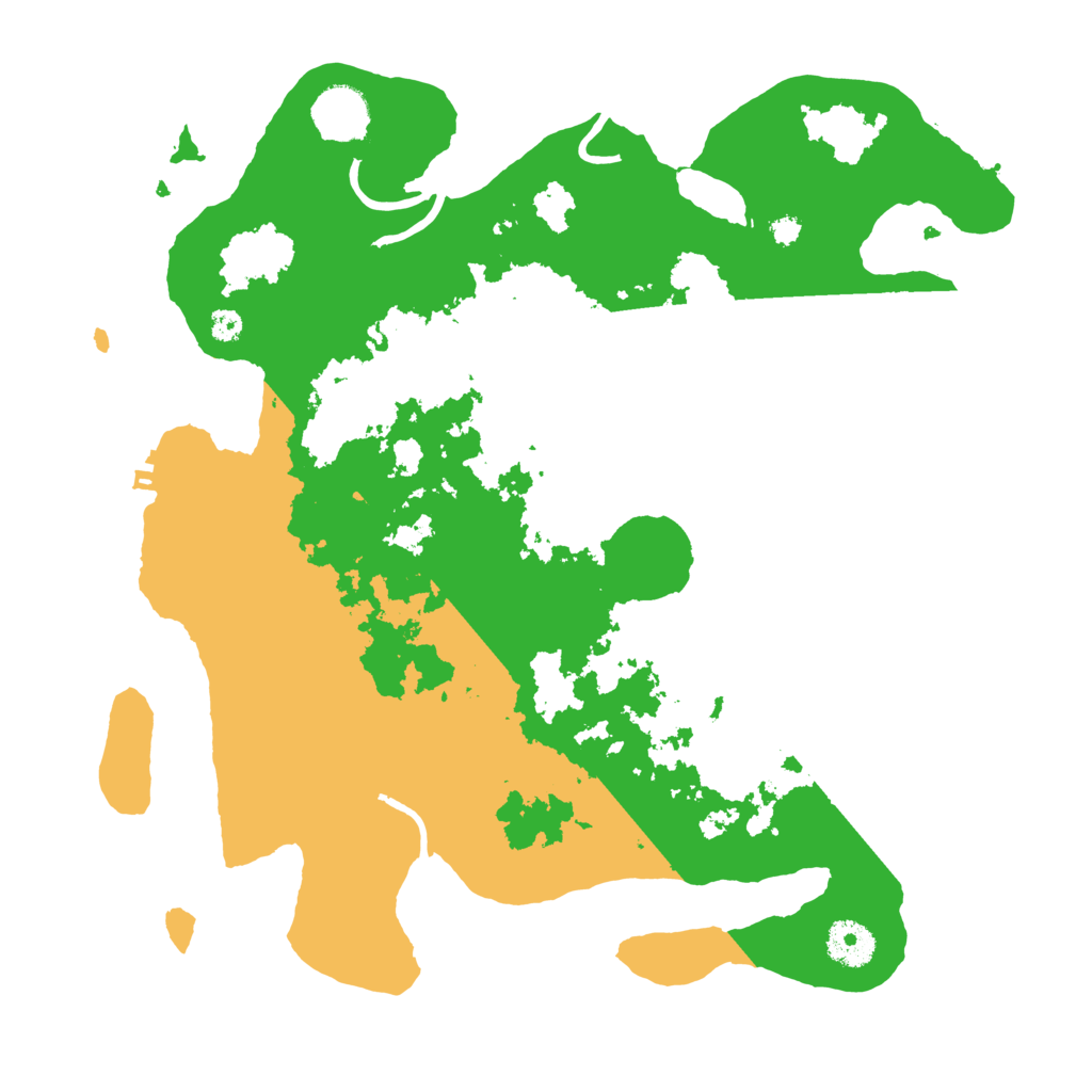 Biome Rust Map: Procedural Map, Size: 3500, Seed: 72520880