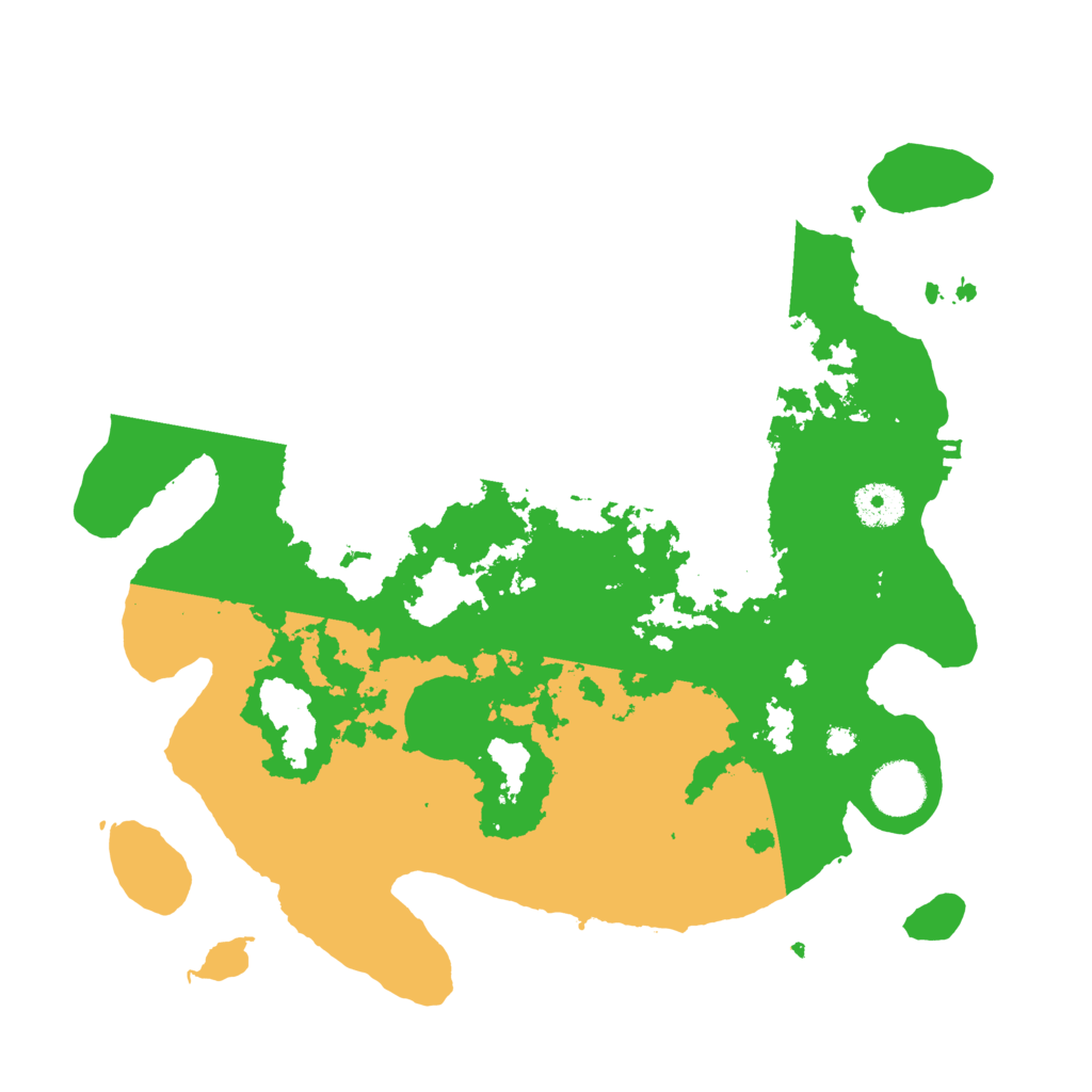 Biome Rust Map: Procedural Map, Size: 3500, Seed: 30102163