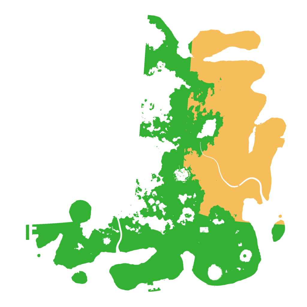 Biome Rust Map: Procedural Map, Size: 3800, Seed: 17853696