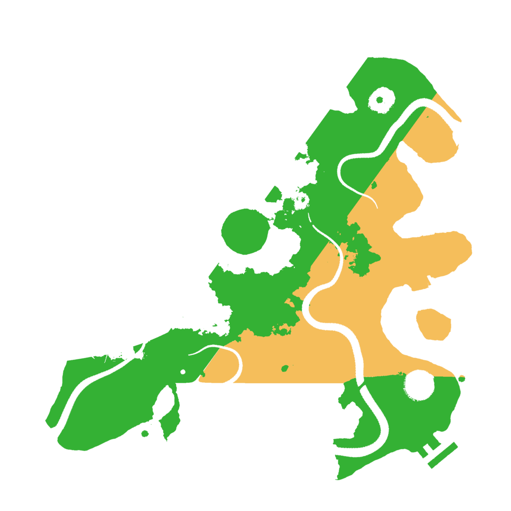 Biome Rust Map: Procedural Map, Size: 3000, Seed: 1340335275