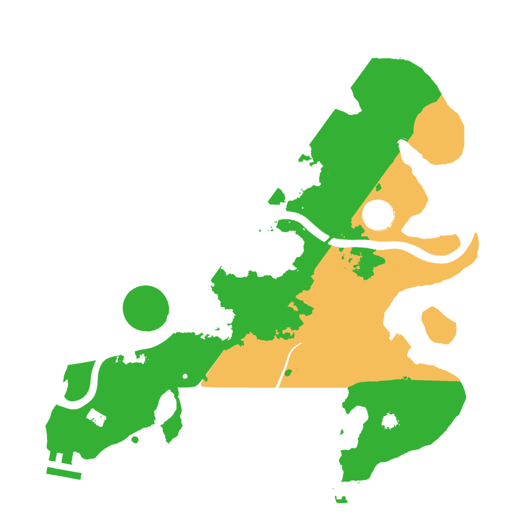 Biome Rust Map: Procedural Map, Size: 3000, Seed: 1340335275