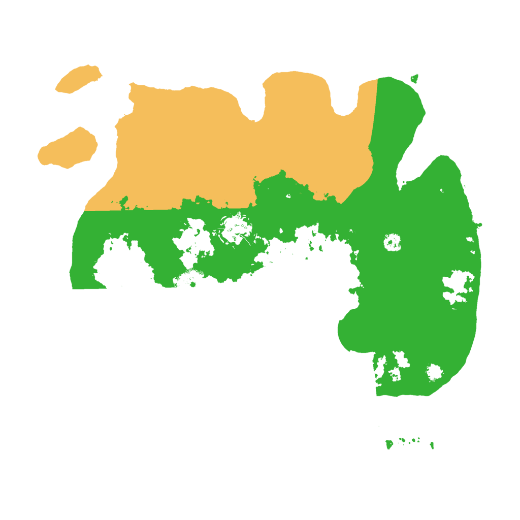 Biome Rust Map: Procedural Map, Size: 3000, Seed: 24583