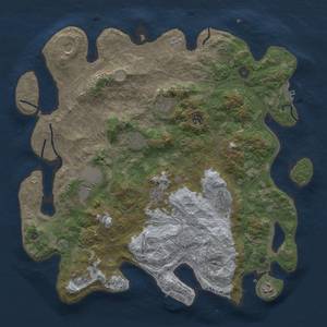 Thumbnail Rust Map: Procedural Map, Size: 4250, Seed: 513746269, 19 Monuments