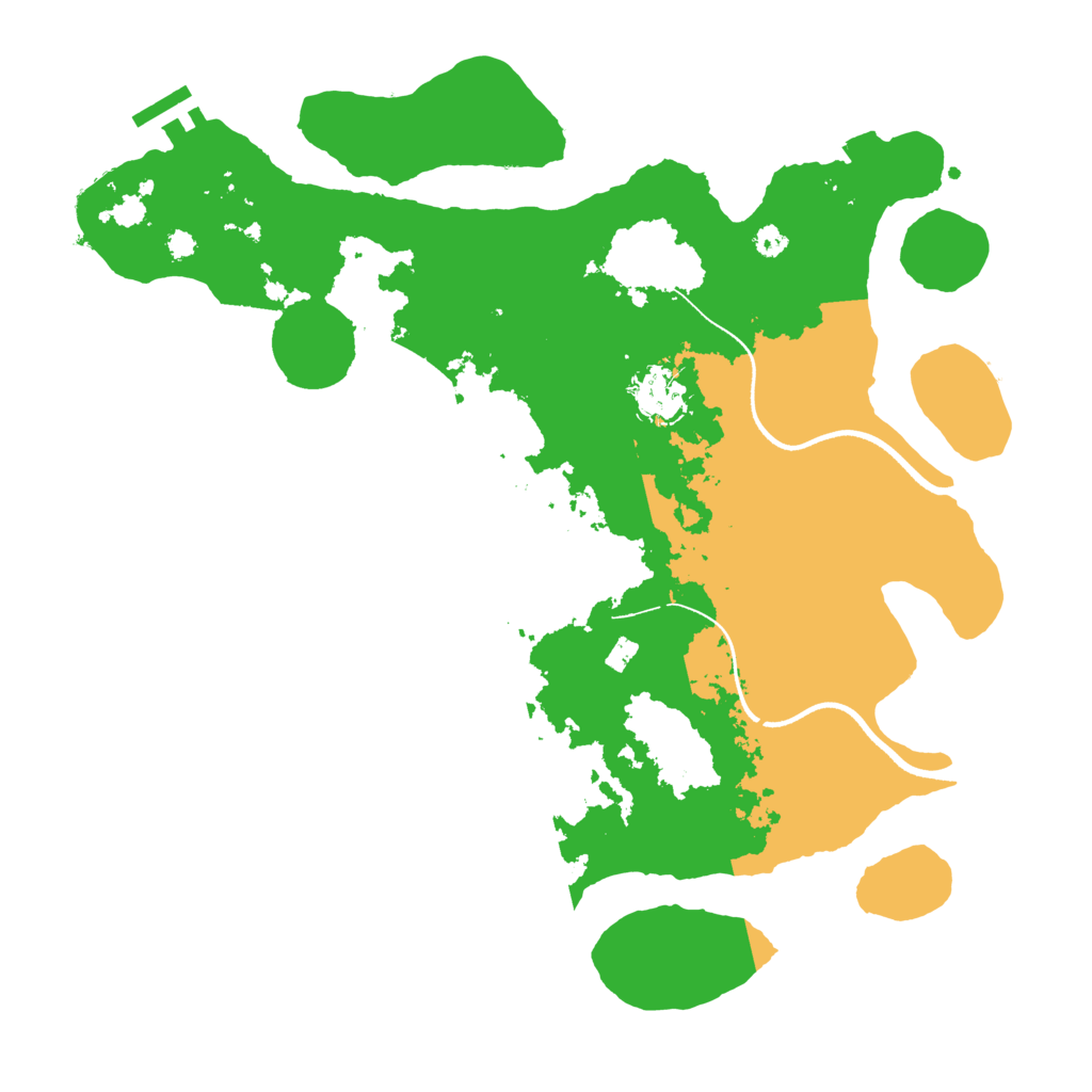 Biome Rust Map: Procedural Map, Size: 3500, Seed: 5921773