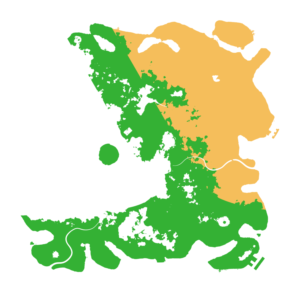 Biome Rust Map: Procedural Map, Size: 4000, Seed: 423149657
